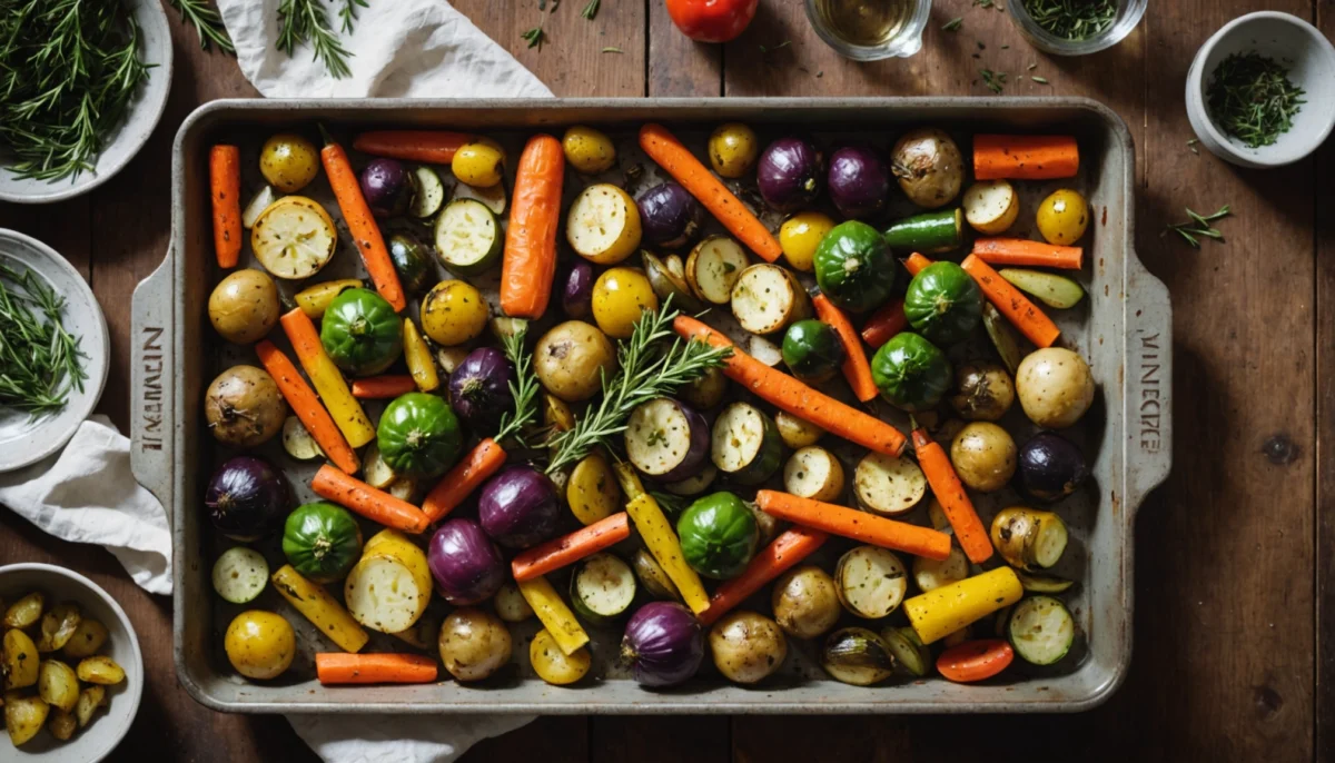 légumes rôtis confits au four